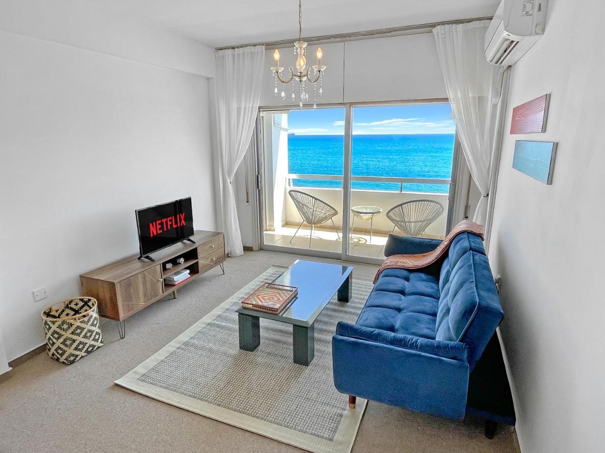 2br Seafront In Center With Community Pool Larnaca