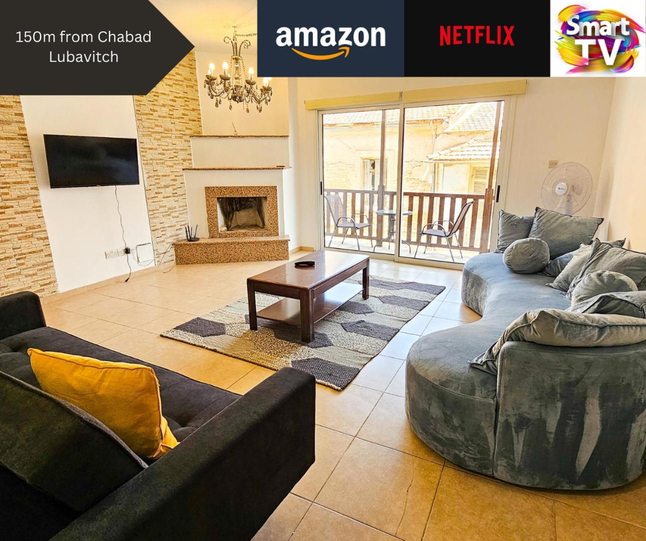 Sky Line Apartment, 150m From Chabad Lubavitch * Larnaca